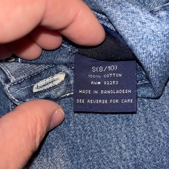 Vintage Duck Head Indigo Denim Shirt Such Amazing Quality Item, (8-10) - Picture 7 of 8